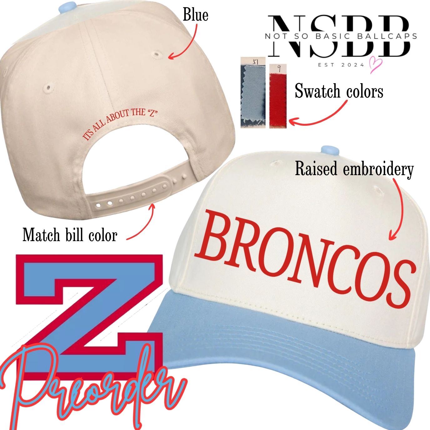 BRONCOS-ZHS-*Pre-order #2*